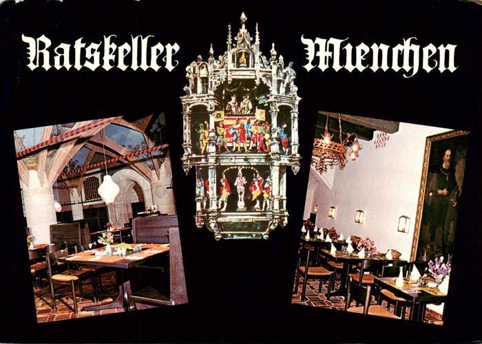 Allach MueNCHEN Bayern Ratskeller Marienplatz Glockenspiel Rathausturm Restauran