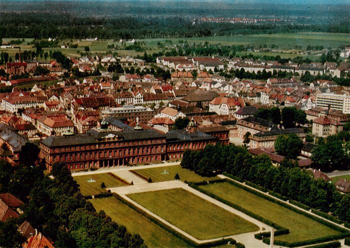 Foerch Rastatt BW Schloss Fliegeraufnahme Schlossgarten Barockschloss Stadtansic