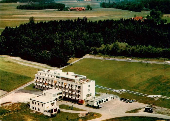 BAD FuessING Kurparkhotel-Dachs Fliegeraufnahme Thermalbad Kurhotel Felder Wald