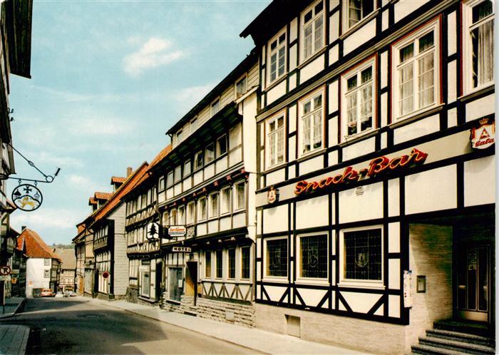 Osterode Harz Fachwerkhaus Rollberg Snack-Bar Hotel Strasse Altstadt Fachwerk