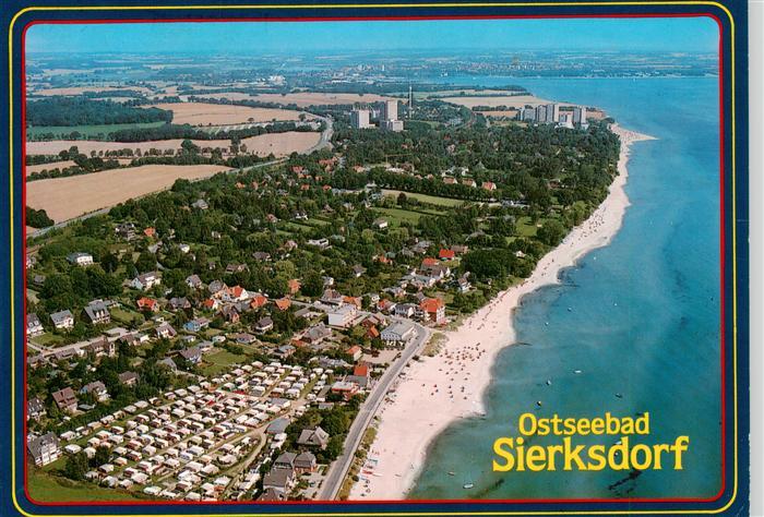 Sierksdorf Ostseebad Schleswig-Holstein Fliegeraufnahme Ostseebad Strand Ostsee