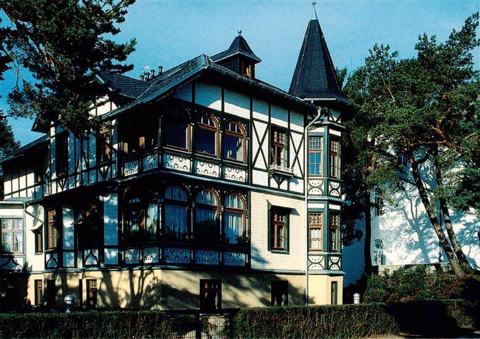 ZINNOWITZ Ostseebad Haus-Schwalbennest Villa Fachwerk Turm Baederarchitektur Jug