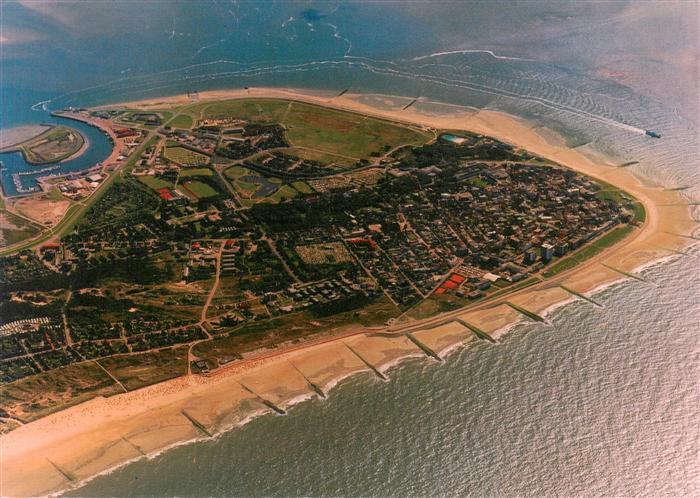 NORDERNEY Nordseebad Niedersachsen Nordsee Insel Fliegeraufnahme Strand Hafen Du
