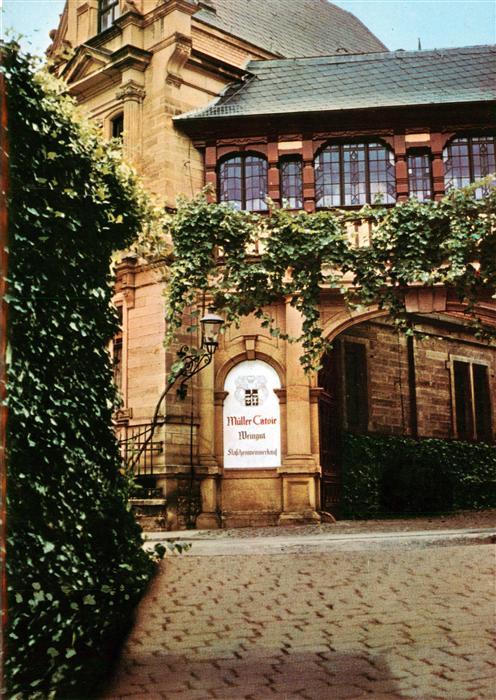 Haardt  Neustadt Weinstrasse Weingut-Mueller-Catoir Eingang Direktvertrieb Weinb
