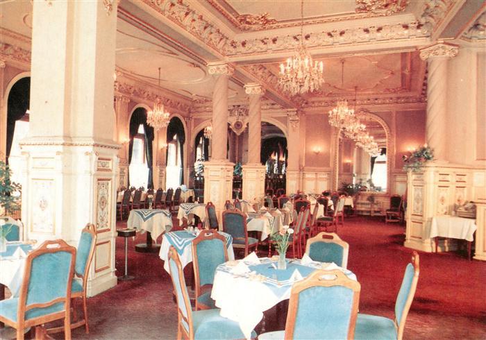 LIBEREC Reichenberg CZ Kavárna-Pošta Café Festsaal Kronleuchter Stuck Tischgrupp