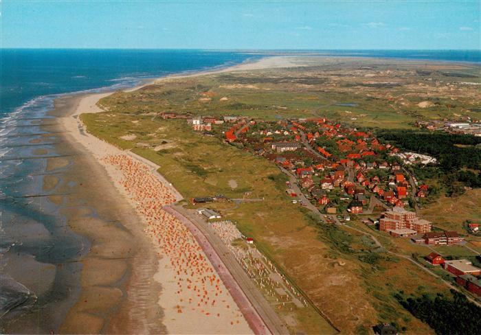 NORDERNEY Nordseebad Niedersachsen Nordstrand Nordhelm Strand Strandkoerbe Luftb