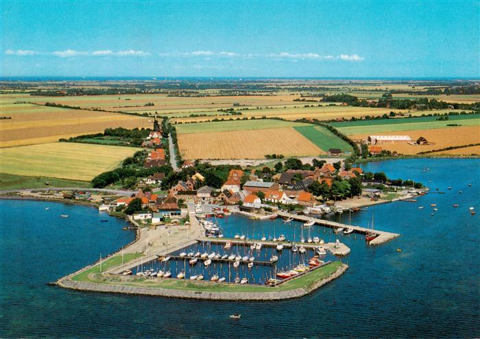 Lemkenhafen Fehmarn Schleswig-Holstein Hafen Yachthafen Fehmarn Luftbild Felder