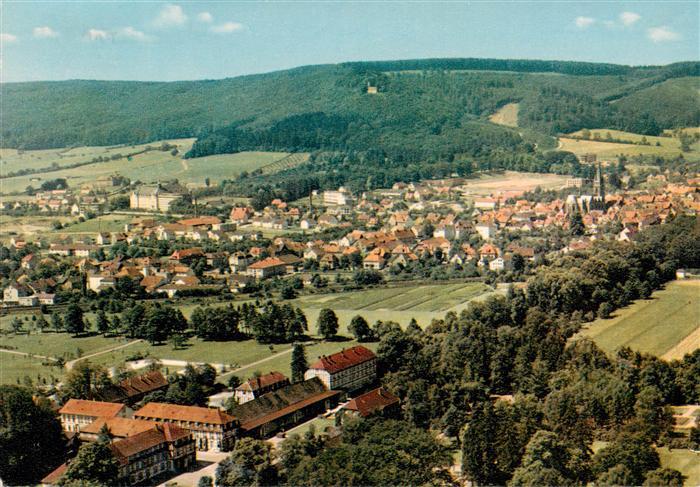 BAD DRIBURG NRW Luftbild Altstadt Kirche Schloss Wald Huegel Wiesen Kurort