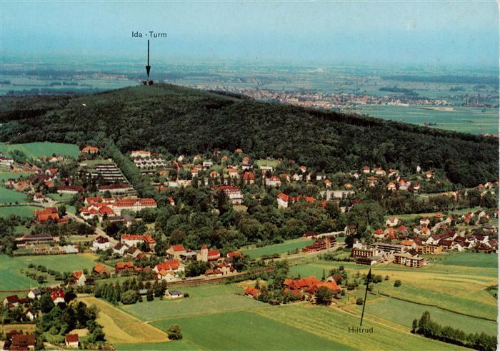 Bad Eilsen Schaumburg Niedersachsen Harrl Ida-Turm Luftbild Kurort Wald Sanatori