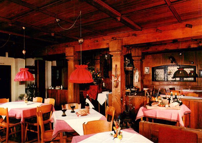 ueberlingen Bodensee BW Weinstube-Reichert Hotel-Restaurant Gaststube Holzvertae