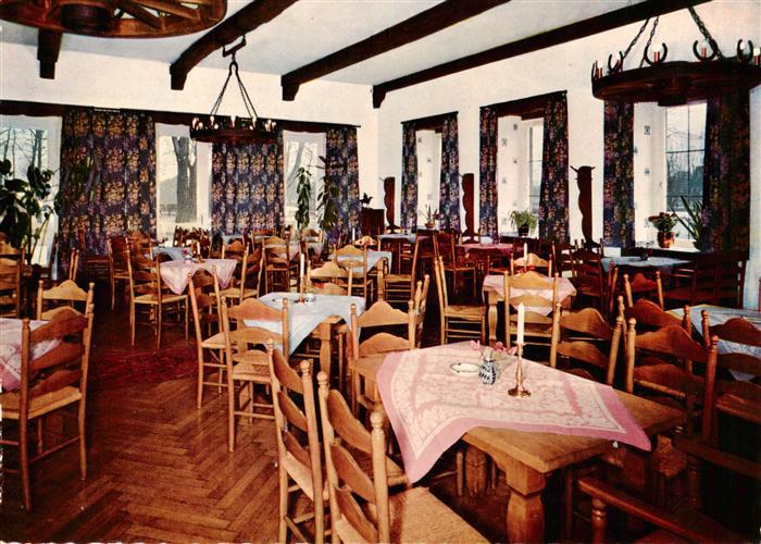 Cappenberg Kappenberg Selm NRW Kreutzkamp Hotelrestaurant-Café Gastraum Holzbalk