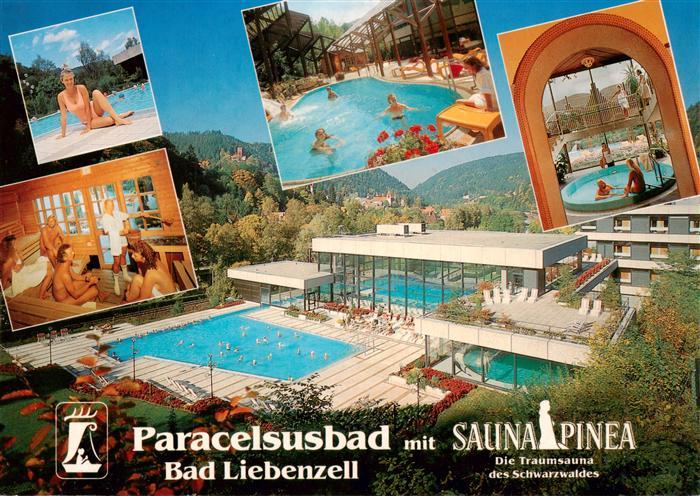 BAD LIEBENZELL BW Paracelsusbad Sauna-Pinea Thermalbad Schwimmbad Aussenbecken I