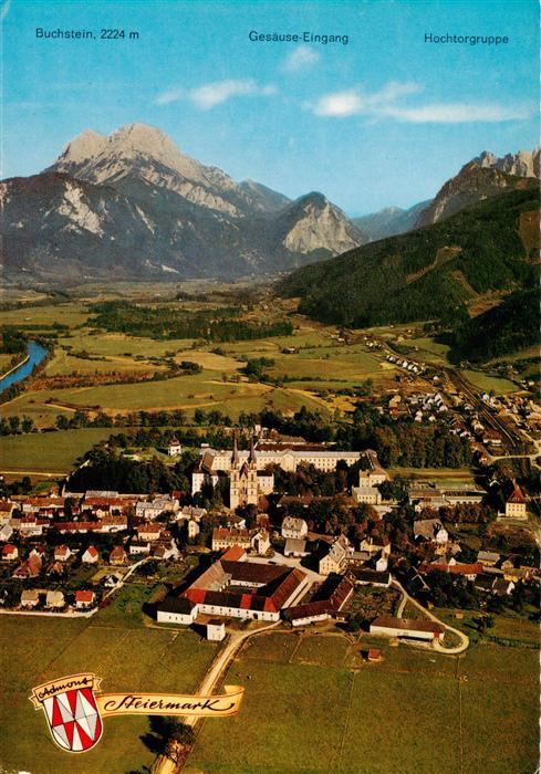 Admont Steiermark AT Gesaeuse-Eingang Buchstein Hochtorgruppe Stift-Admont Enns