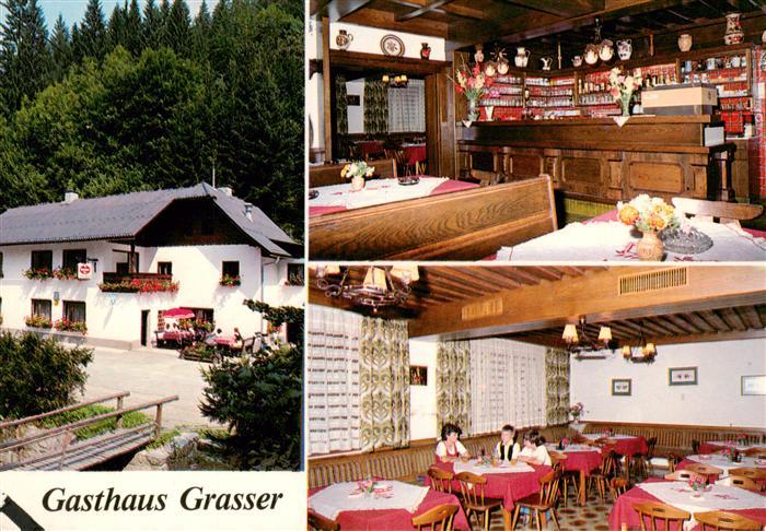 Sankt Marein Muerztal Gasthaus-Grasser Graschnitzgraben Gastraum Bar Terrasse Ke
