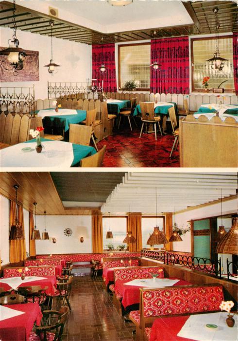 BAD WoeRISHOFEN Hotel-Gasthof-Hirsch Gaststube Restaurant Innenansicht Tische Kr