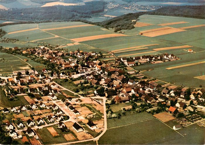 Derental Solling Holzminden Niedersachsen Fliegeraufnahme Solling Felder Dorf Ki