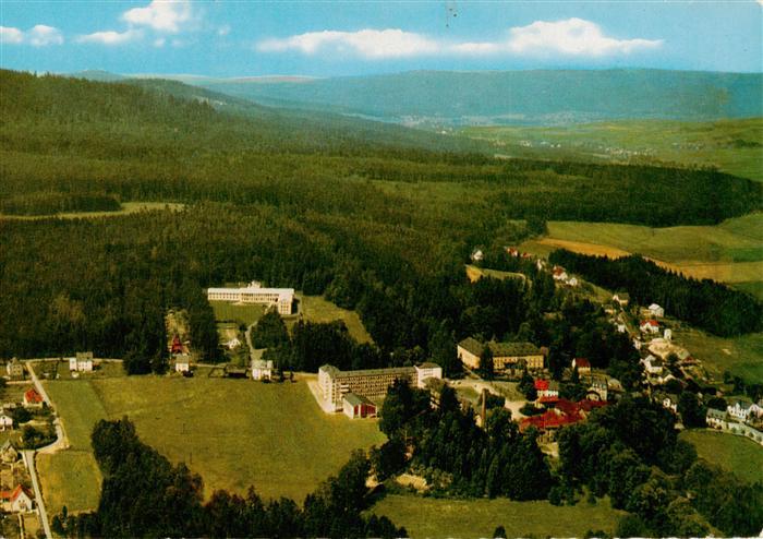 Bad Alexandersbad Fliegeraufnahme Fichtelgebirge Wald Kurort Sanatorium Wiesen T