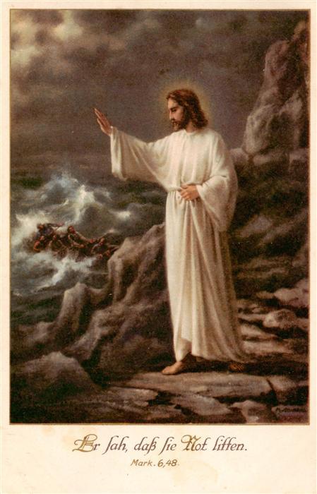 Kempten Allgaeu Jesus Kuenstlerkarte