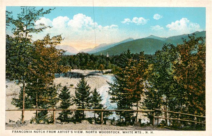 North Woodstock New Hampshire USA Franconia Notch from Artit's view White Mounta