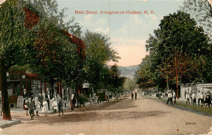 Irvington-on-Hudson New Jersey USA Main Street