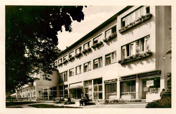 Lazne Teplice nad Becvou Bad Teplitz CZ Stadtzentrum