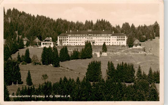 Mittelberg Oy Allgaeu Kinderheilstaette