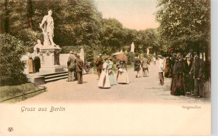 BERLIN  CITY Siegesallee Denkmal