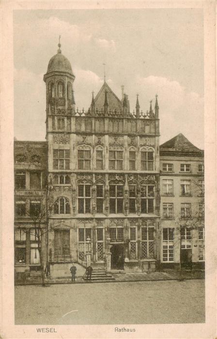 Wesel  Rhein Rathaus