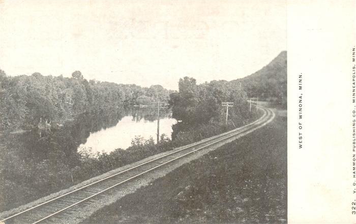 Winona Minnesota USA Eisenbahn