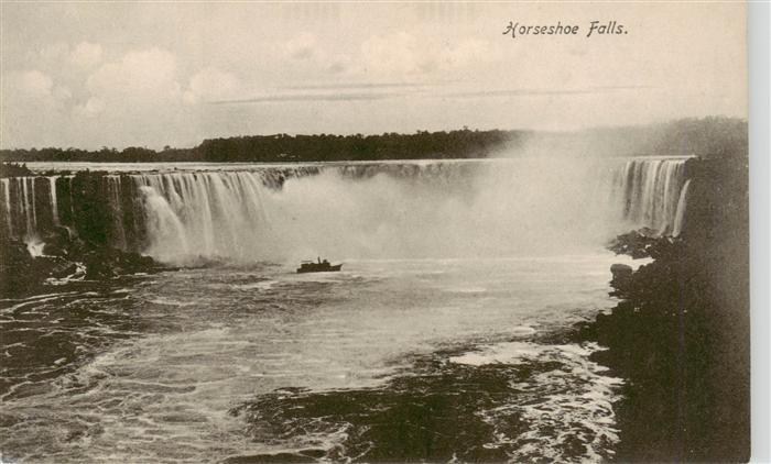 Horseshoe Falls Niagara Falls Ontario Canada Blick auf die Wasserfaelle