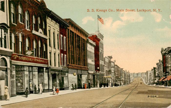 Lockport New York USA Main Street