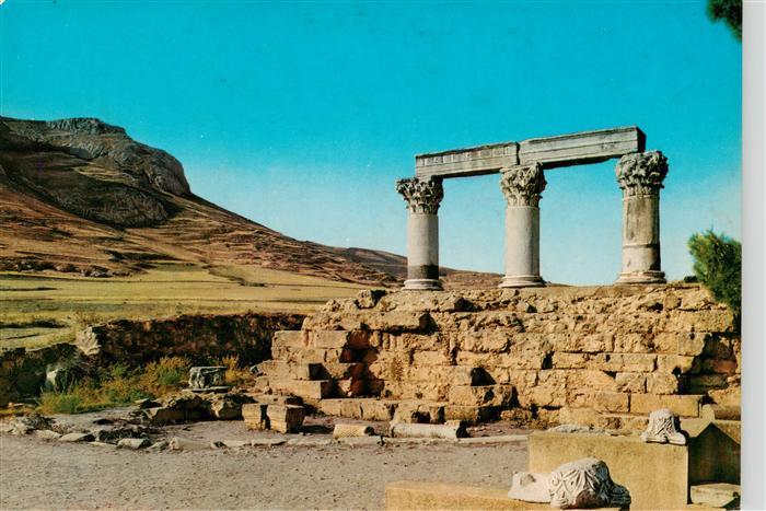 KORINTH Korinthia Corinth Corinthe Greece Ruinen eines antiken Tempels