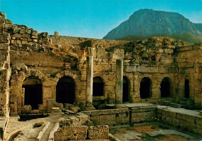KORINTH Korinthia Corinth Corinthe Greece Die Quelle der Pirene Antike Staette R