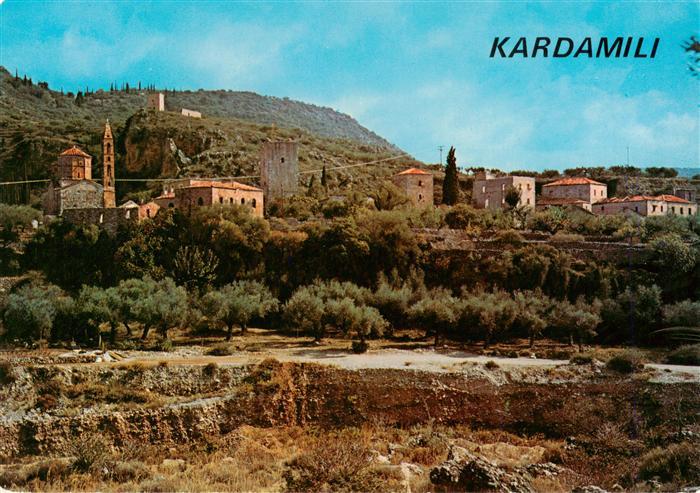 Kardamili Mani Greece Altstadt Cardamili