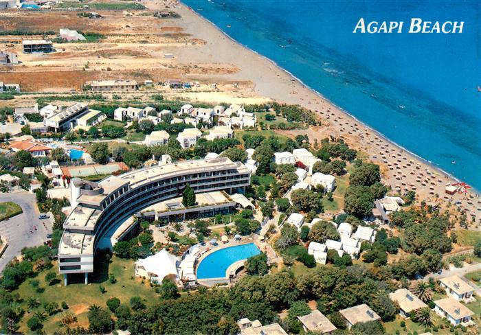 Agapi Beach Amoudara Crete Greece Fliegeraufnahme