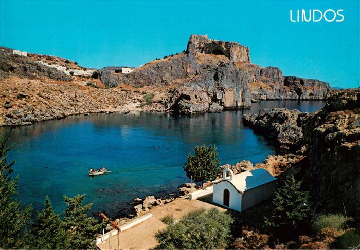 Lindos Lindo Rhodes Greece St. Pauls Hafen