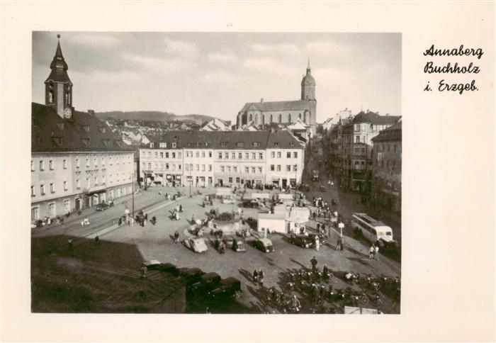 Annaberg -Buchholz Erzgebirge Stadtzentrum