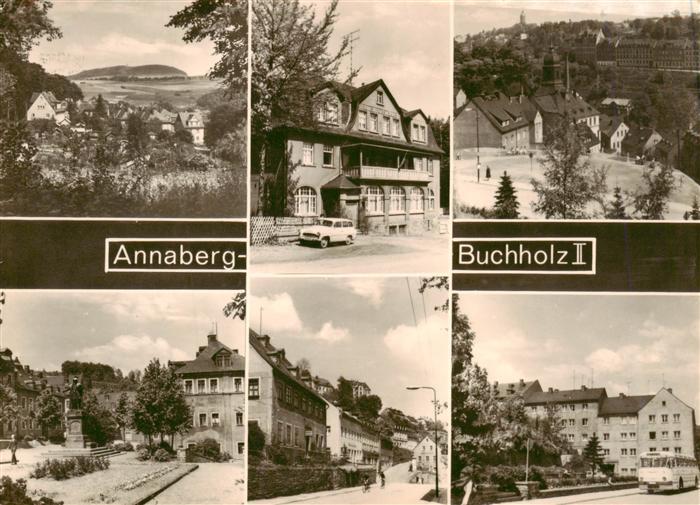 Annaberg -Buchholz Erzgebirge Teilansichten