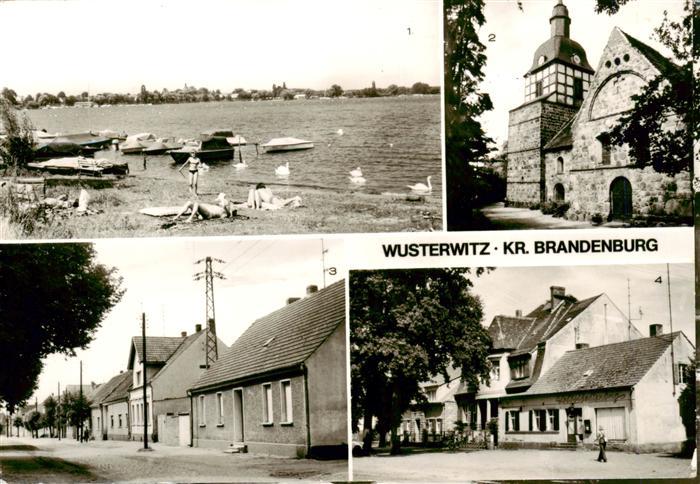 Wusterwitz Brandenburg Partie am Wusterwitzer See Steintor Steintorbruecke