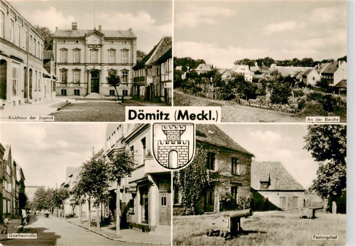 Doemitz Mecklenburg-Vorpommern Klubhaus Goethestrasse An der Bleiche Festungshof