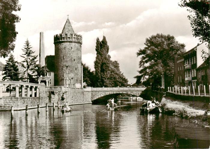 Brandenburg  Havel Steintor und Steintorbruecke