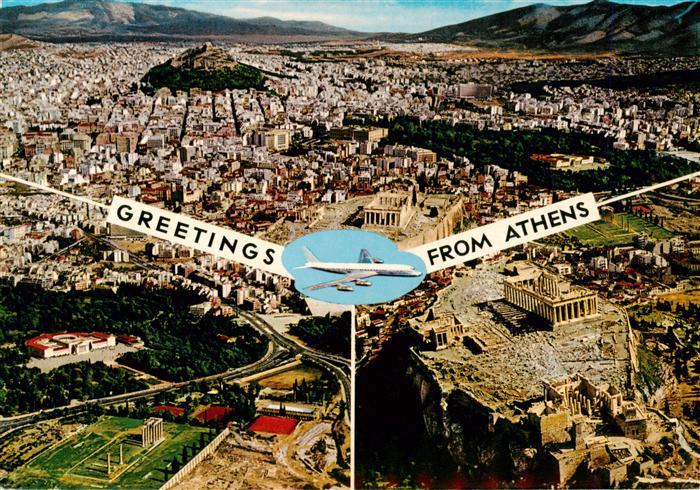 Athen Athenes Greece Fliegeraufnahmen