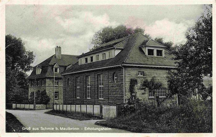 Schmie Muehlacker Enzkreis Maulbronn BW Erholungsheim Ferienheim Sandsteingebaeu