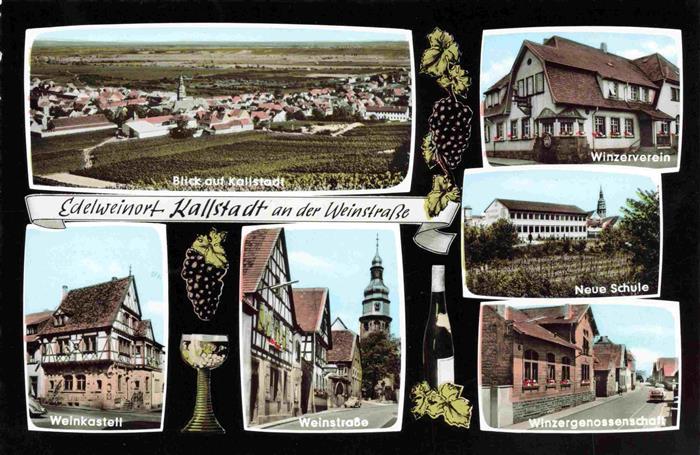 Kallstadt Bad Duerkheim Rheinland-Pfalz Weinstrasse Winzerverein Neue-Schule Wei