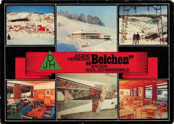 Wieden  Schwarzwald BW Jugendherberge-Belchen Schullandheim Wiedener-Eck Schwarz