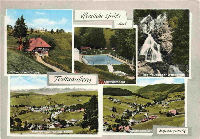 Todtnauberg Schwarzwald BW Schwarzwaldhaus Schwimmbad Todtnauberger-Wasserfall G