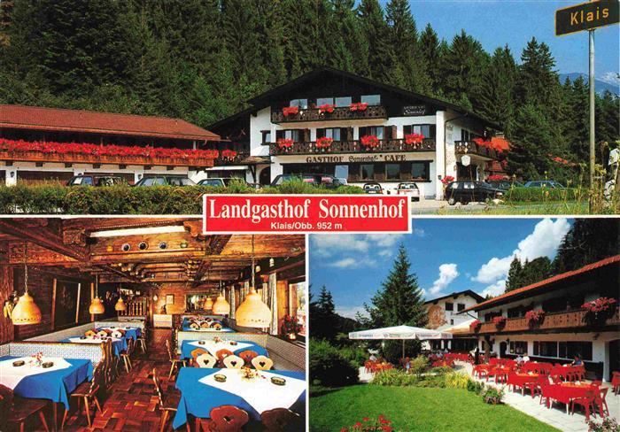 Klais-Kruen Bayern Sonnenhof-Landgasthof Gasthof Gaststube Biergarten Terrasse N
