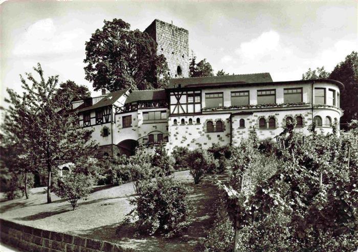 Buehl Baden Ruine-Alt-Windeck Burggaststaette Fachwerkhaus Weinberg Burgturm Bae