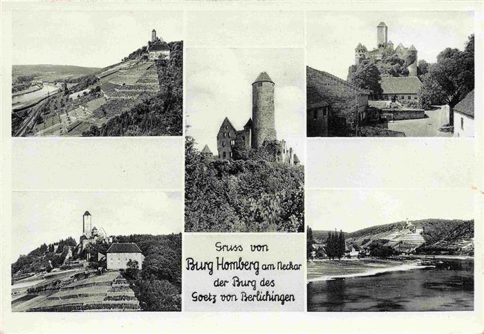 Burg Hornberg Burg-Hornberg Neckar Goetz-von-Berlichingen Weinberg Burgruine Run