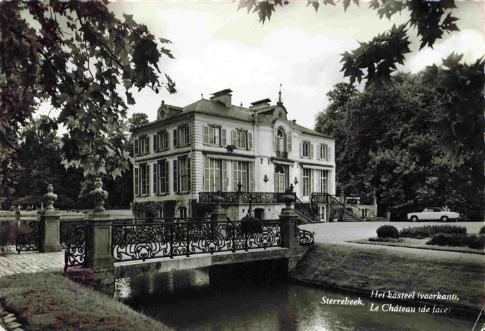 Sterrebeek Belgie Kasteel-Sterrebeek Château Schlossbruecke Schmiedeeisen Park A